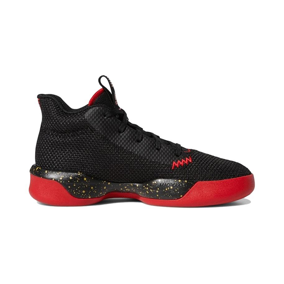 adidas Pro Next J Mid Top Children's Basketball Shoes Black Gold Red 2019 Children Aged 3 7 Years Old FV4718