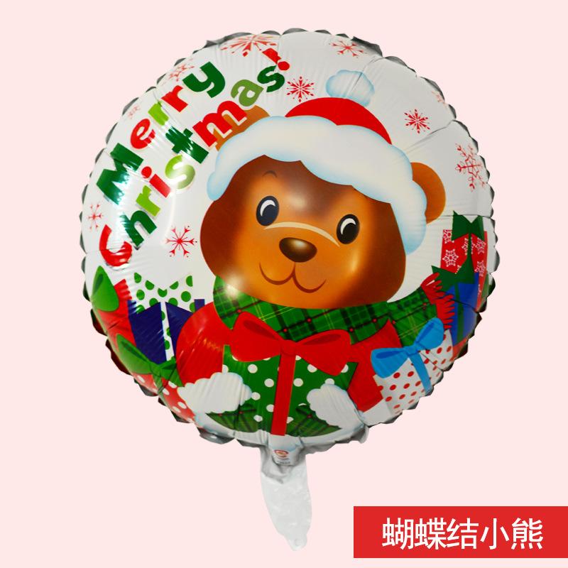 Christmas Balloons Special-Shaped Aluminum Film Balloons Santa Claus Merry Christmas Arrangements Christmas Eve Decorations
