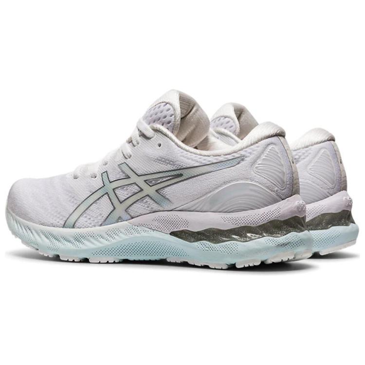 New Asics Gel Nimbus 23 'White Pure Silver' Women's 1012A885-100