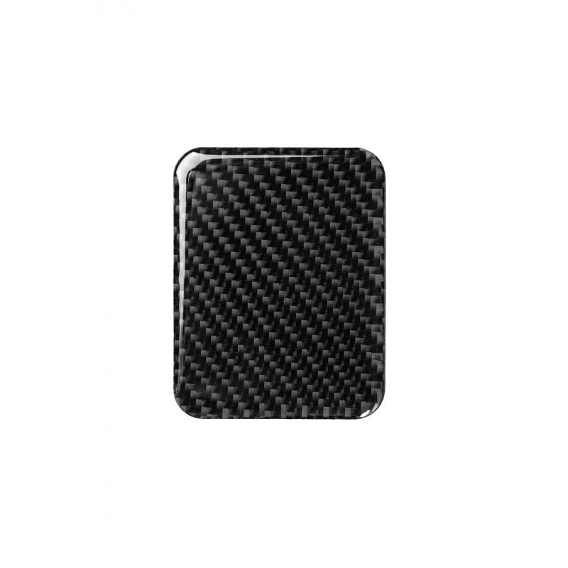 For Subaru BRZ carbon fiber central control button sticker decorative sheet electric heating seat sticker black no hole