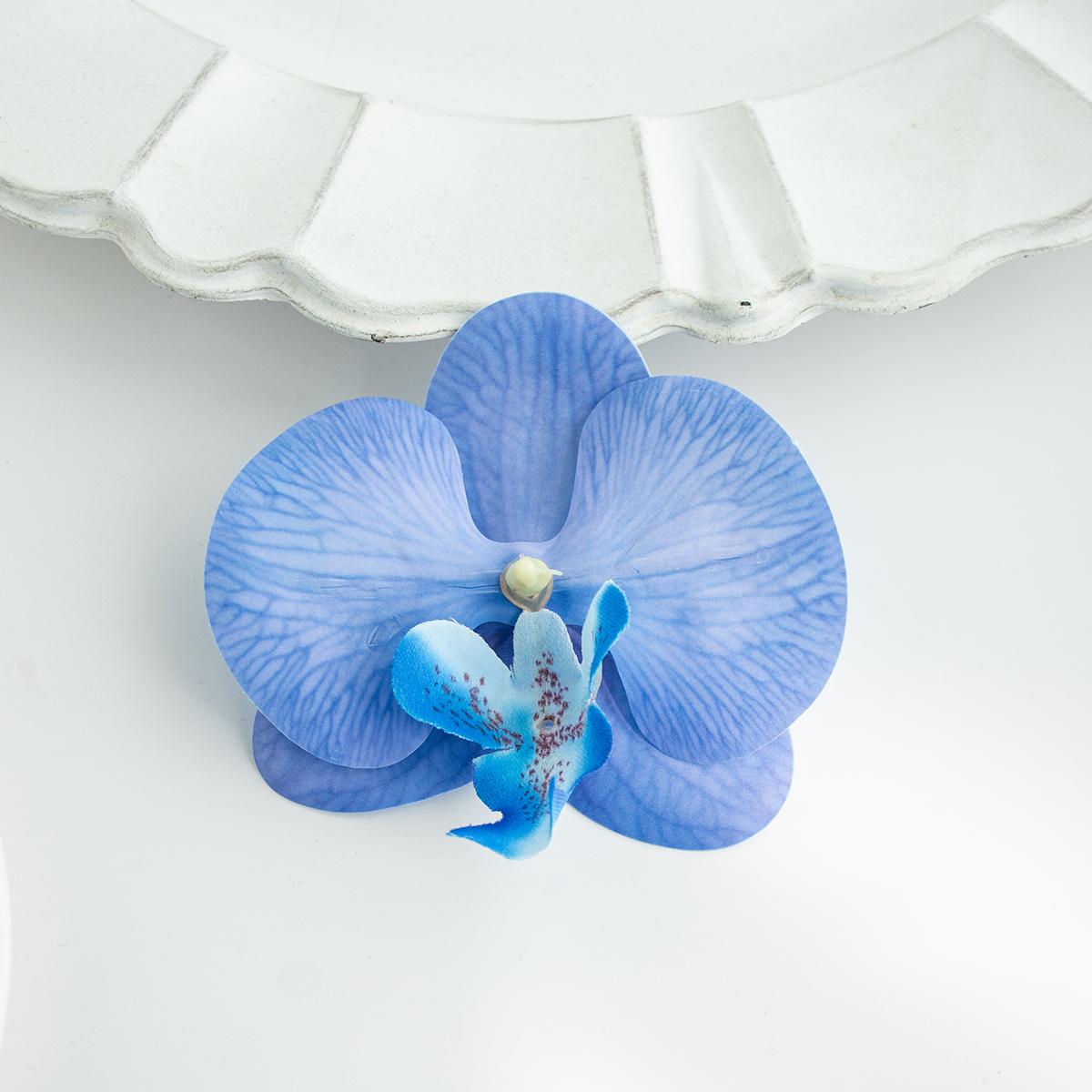 

Butterfly Orchid Artificial Flowers Hot Sale Items Festival Wedding Bridal Accessories Headwear air clips Diy gift Box Scrapbook 10 Pieces
