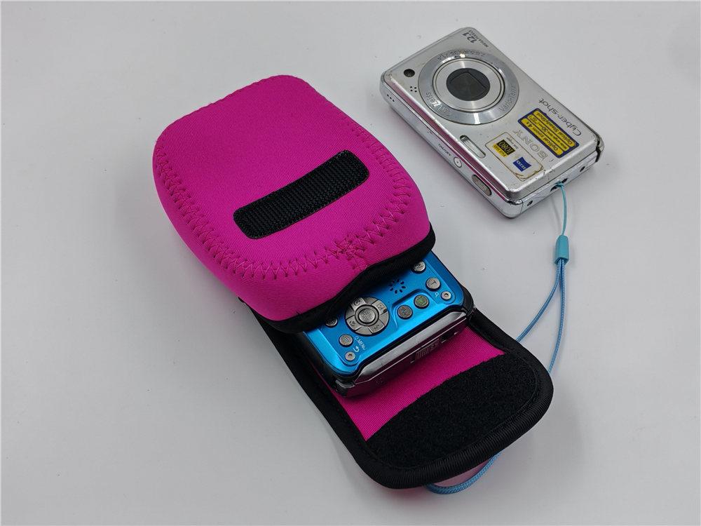 Neoprén Fényképezőgép Táska tok Canon SX740HS SX730HS SX720 G7X2 G7X3 Sony ZV1F ZV1 ZV1II RX100 RICOH GR GRII GRIII Lumix LX10 készülékekhez
