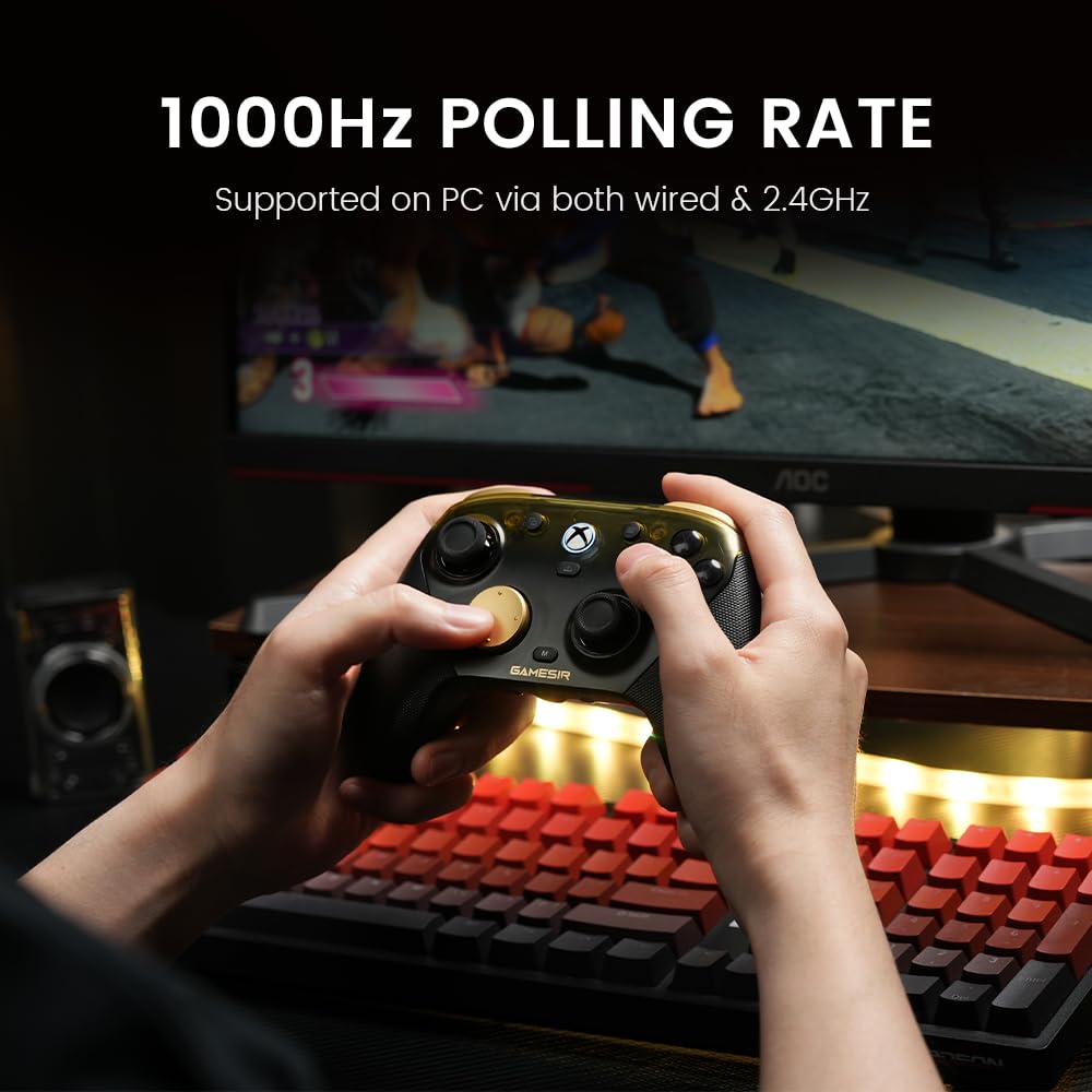 GameSir G7 Pro Wired Controller for Xbox Series X|S/Xbox One, PC/Android Wireless Compatible, TMR Sticks, Hall Effect Analog Triggers, 1000Hz Polling
