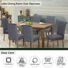 Elastic Solid Color Chair Cover Spandex Stretch Slipcovers Chair Seat Covers for Kitchen Dining Room Wedding Banquet Home Decor