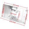 4 Router Insert Rings Trimming Machine Flip Board Aluminum Router Plate  DIY Woodworking Trimming