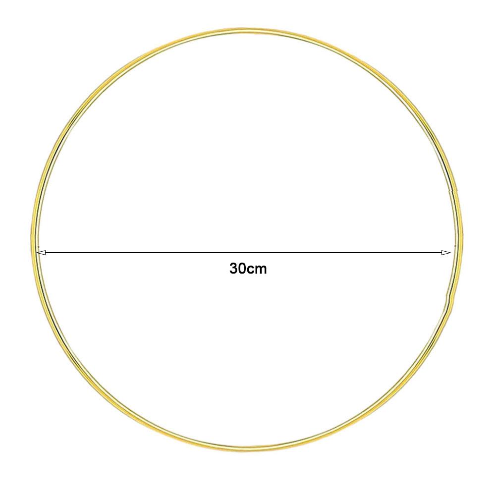 Garland Hoop Iron Ring Garland Decoration Garland Hoop Gold Metal Hoop Iron Ring Large Circle Garland Decorative Circle