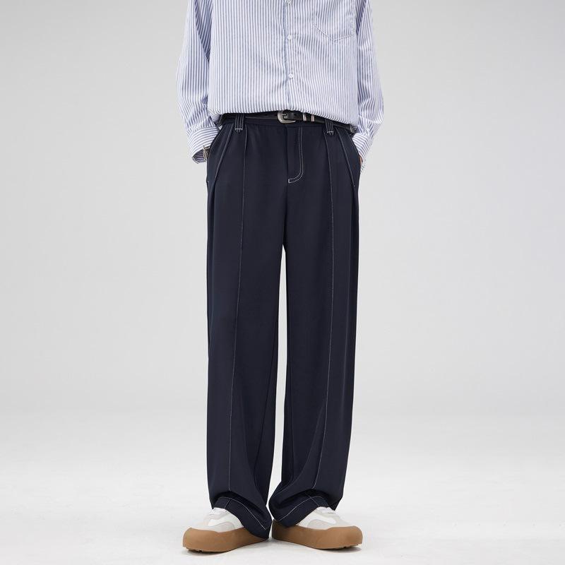 Autumn and winter new American high street trend loose drape trousers version straight casual trousers trousers men