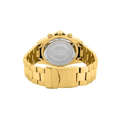 Invicta Pro Diver Quartz Watch, 43.5mm Case, Gold Stainless Steel Strap, Champagne Dial, 1774, Men's, Officially Imported