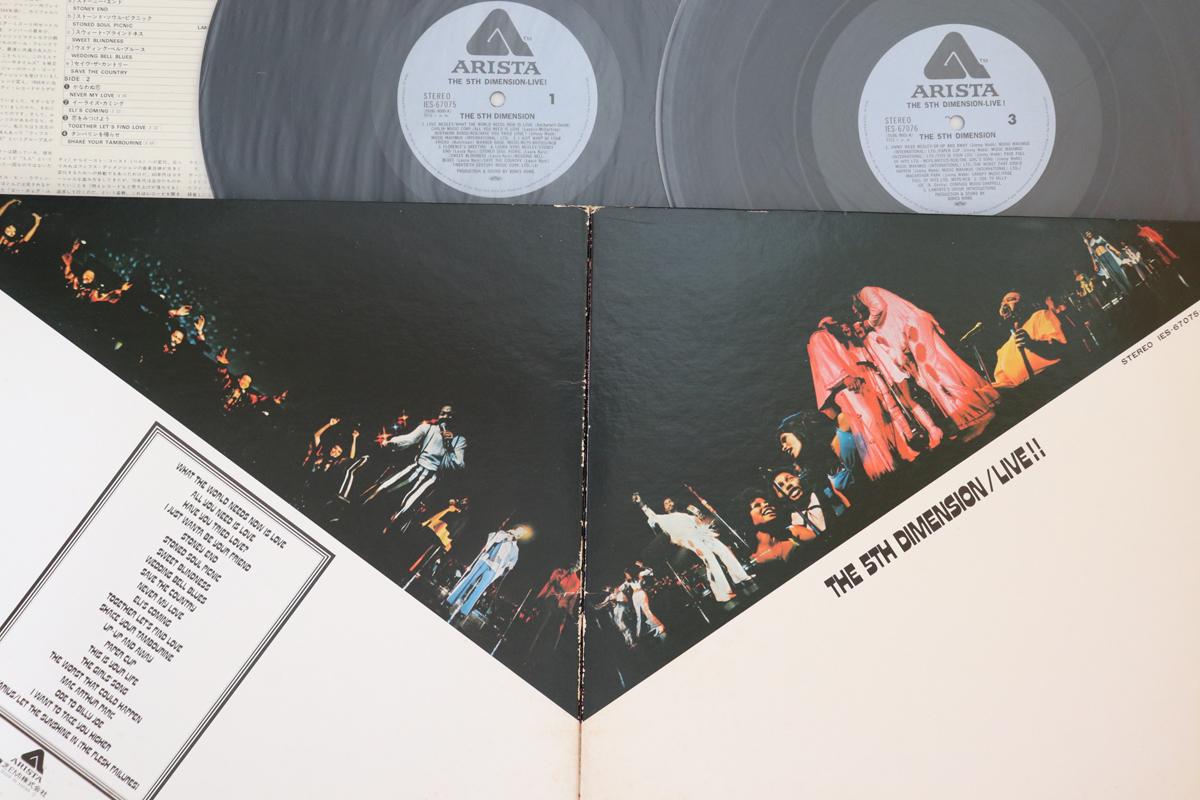 

LP Record 5TH DIMENSION - Live IES6707576 ARISTA Japan Pop Used