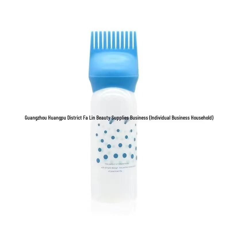 Hair Dye Applicator Bottle with Comb for Coloring and Shampooing
