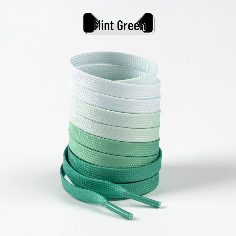 Colorful Gradient Shoelaces for Air Force 1, Skate, and White Casual Shoes (1 Pair)