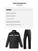 Unisex Full Body Raincoat & Pants Set: Split Style, Reflective, Storm-Proof for Electric Riders