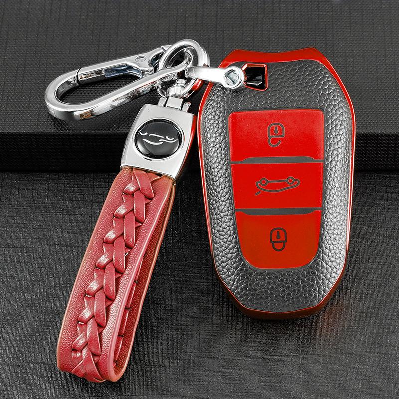 Etui ochronne na kluczyk samochodowy Peugeot - Pasuje do modeli: 308, 307, 301, 508L, 4008, 3008, 2008