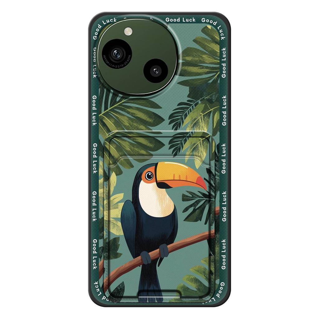 Shockproof Durable Phone Case For Sharp Aquos R9/SH-51E Cute Fashion Design Card Bag Full Wrap Anti-dust Soft Case Cover