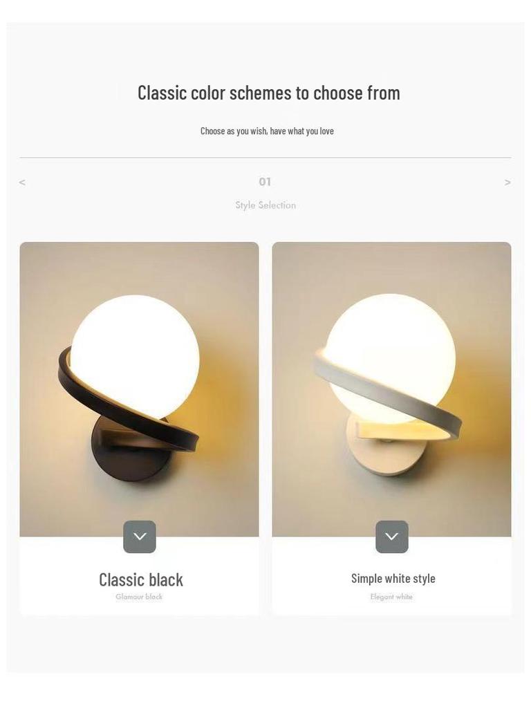 Modern LED Wall Lamp for Bedroom and Living Room