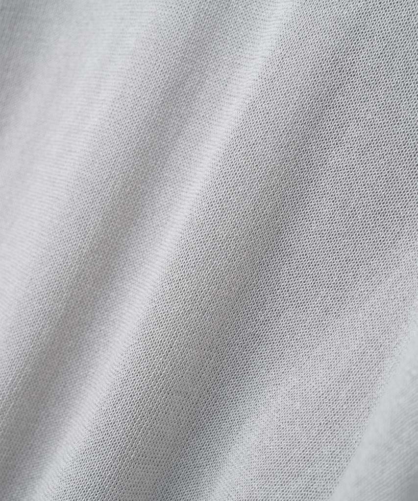 MILLO WOMEN Sheer Loose Fit Knit Top [Cool Grey]