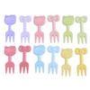 Acrylic Cat Bow Fork Cream Glue DIY Craft Kit for Hair Accessories & Keychains
