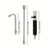 Lightweight High Pressure Washer Gun 3-in-1 Set - U-Shaped Rod + Long Lance + Trigger Handle, M22-14 Thread Adapter