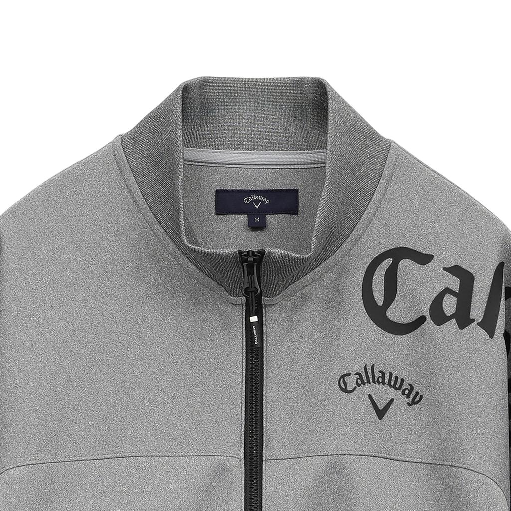 Full Zip Sweatshirt Golf C25117100 L [Callaway] Men's (Double Knit) / / 1021_Gray