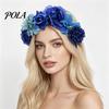 Dance Headband 3D Flowers Hair Hoop, Halloween Party Headband, Simulated Long-lasting Hairband Rose for Vacation Accessories Gift Photogenic Accessory