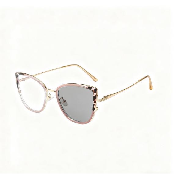 Cat-eye eyeglass frames, popular anti-blue light glasses frames, photochromic lens frames, women's European and American trendy cat-shaped frames