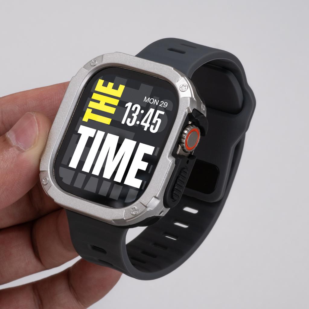 Case+Strap For Apple Watch Ultra 3/2 49mm 40/41 44/45 46mm Protective Cover Silicone Band For Iwatch Series 11 10 9 8 7 6 5 SE3