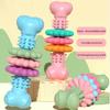 Durable TPR Dog Bone Teething Toy for Aggressive Chewers Interactive Puppy Teething Relief Toy Long Lasting Gnawing Resistance