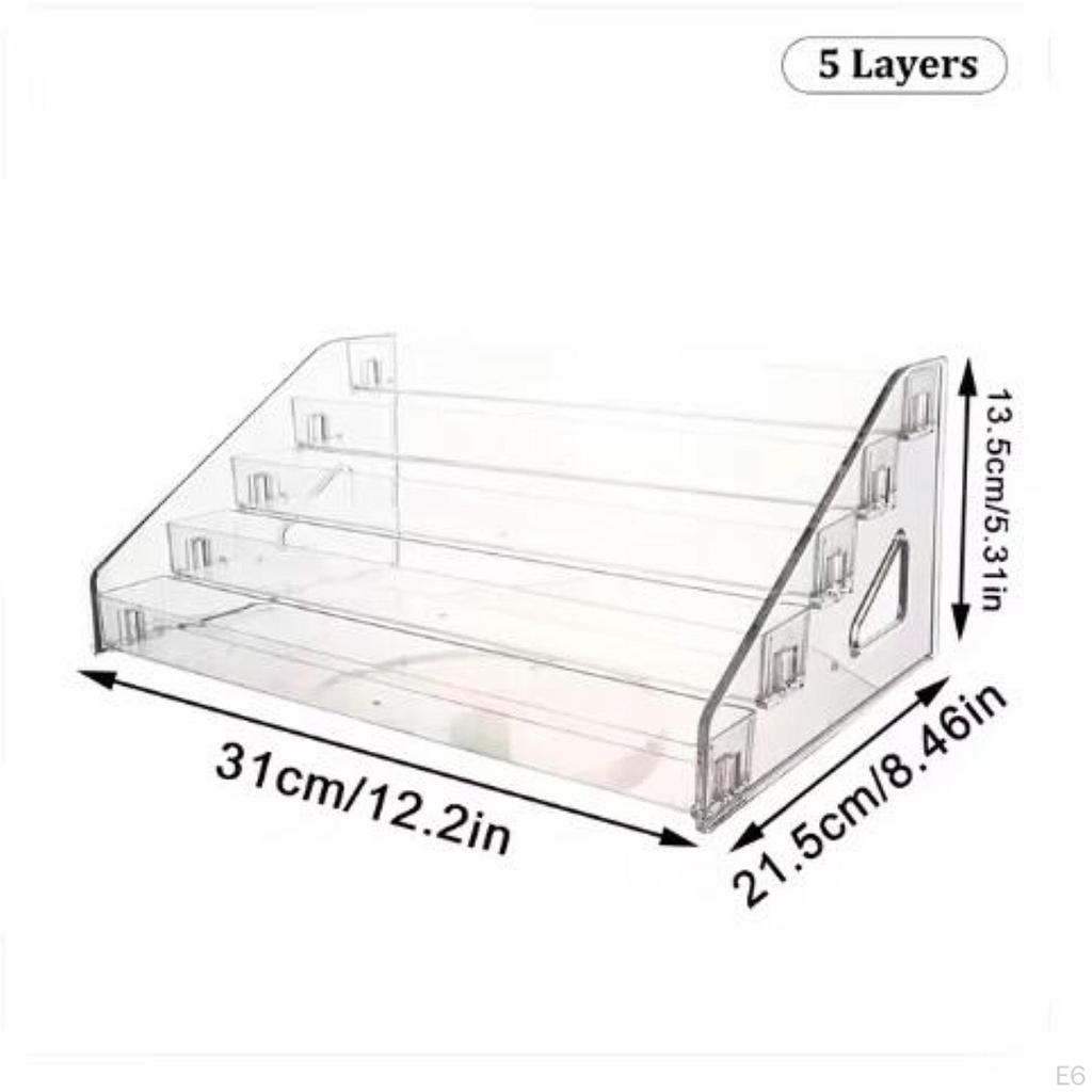2 Acrylic Lipstick Holders, Nail Polish Display Stand, Essential Oil Stands for Shop