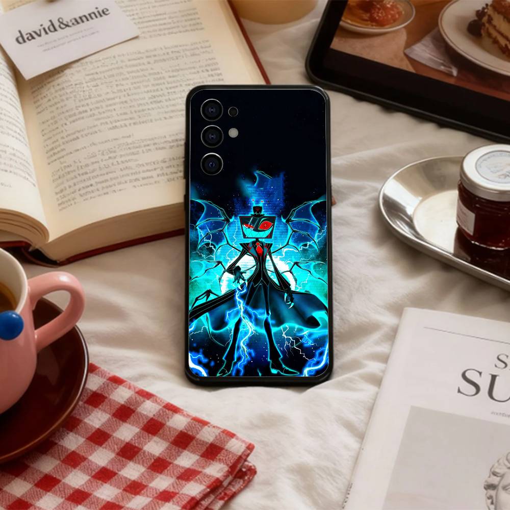 Cool C-Cartoon H-Hazbin Vox H-Hotel   Phone Case For Samsung S 25,24,23,22,30,21,10,9,Ultra,Plus,Lite,FE,4,5 G Soft Black Case Samsung S30Ultra5G