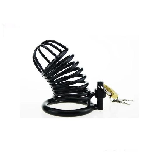 BDSM Bondagte Sex Toy Metal Male Chastity Device, Lockable Cock Cage for Ejacution Delays