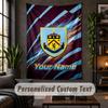 Wall Tapestry Burnley Football Print Custom Name Text Wall Hanging Home Decor