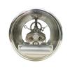 100mm Crystal Clock Wrought Iron Perspective Table Clock Desk Clock for Modern Interior Space Decoration
