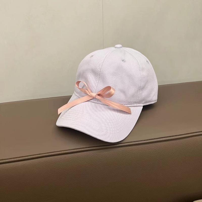 Bow Baseball Cap for Men and Women, Adjustable Sun Hat Suitable for Outdoor Leisure Sports In Spring and Summer, Sun Protection