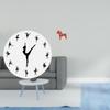Ballerina Wall Clock Ballet Dancing Girl Silent Mute Dance Decorative for Kitchen Office Home