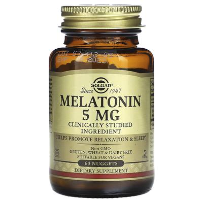 Melatonin, 5 Mg, 60 Nuggets