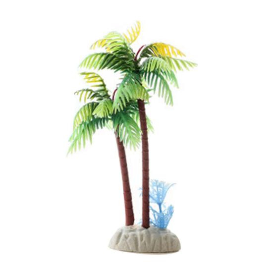 Plastic Simulation Water Plants Small Coconut Tree Fish Tank Aquariums Landscape