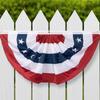 Independence Day Outdoor Decoration Patriotic American Flag U.S. Pleated