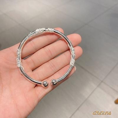 Βραχιόλι με Λουλούδια Γυναικείο Ανοιχτό Συμπαγές Βραχιόλι με Λουλούδια Θυμικό Δώρο για Φίλη Ερωμένη
