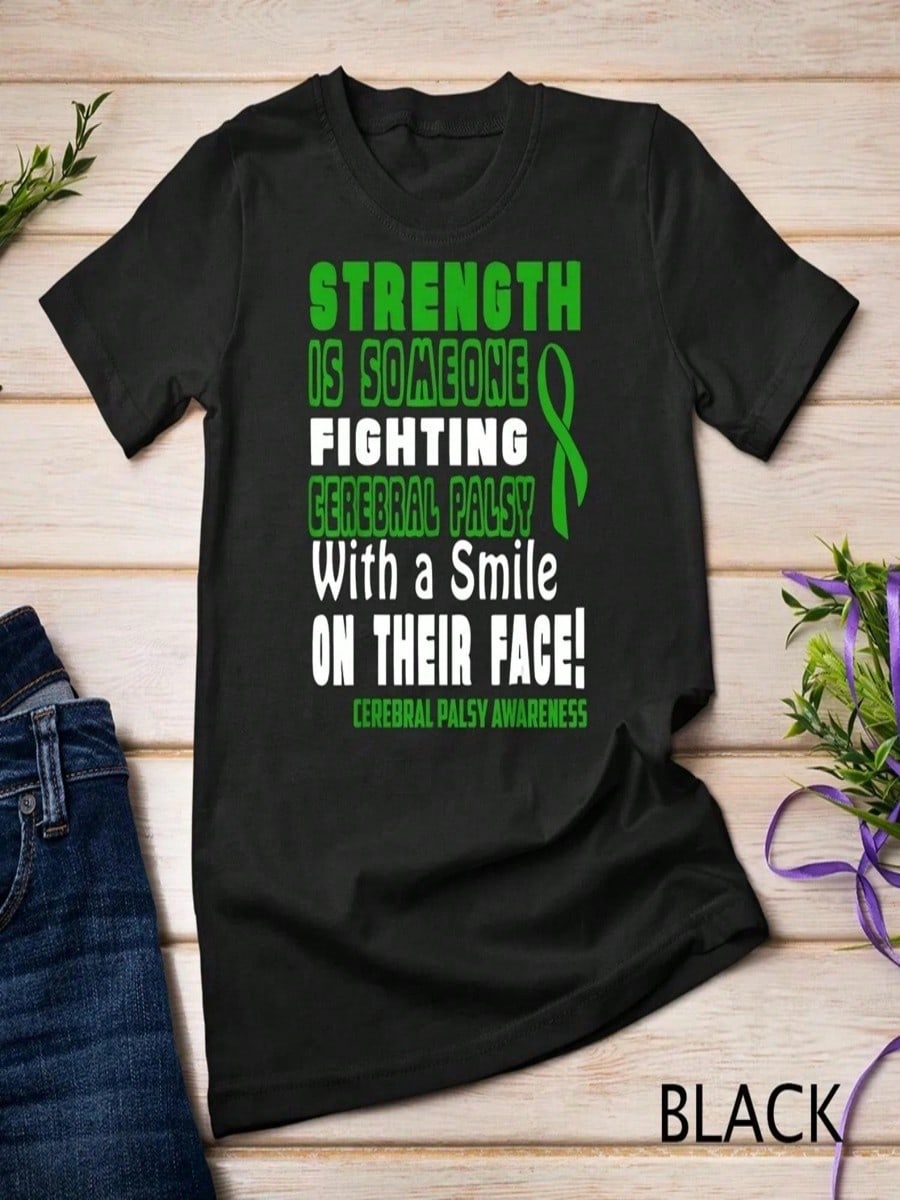 Support Cerebral Palsy Awareness T Shirt S разноцветный