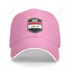 Multifunction Iraq Flag Shield Sandwich Baseball Cap Unisex Sports Casual Caps Golf Hat Fishing Outdoors