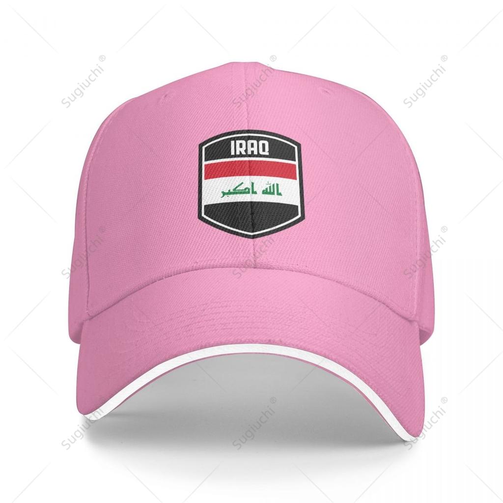Multifunction Iraq Flag Shield Sandwich Baseball Cap Unisex Sports Casual Caps Golf Hat Fishing Outdoors