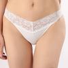 Cotton Lace Thongs for Women Sexy Seamless Low Waist Panties Ladies Breathable No Show Stretch Underwear