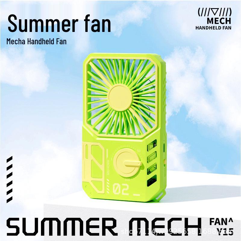 

Portable Neck-Hanging Mini Fan: Silent, Foldable, Long Battery Life, Digital Display, Ice Compress Cooling Technology 51*58*178