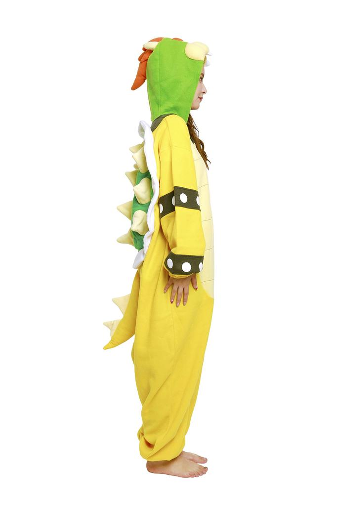 SAZAC Character Fleece Kigurumi Super Mario Bowser
