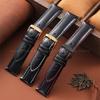 Glossy Oil Wax Leather Watch Strap for Men 18mm 19mm 20mm 21mm 22mm Universal Watch Band Brown Wristband Quick Release Bracelets