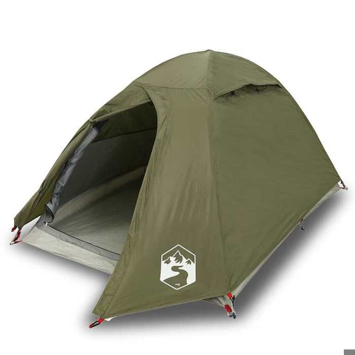 VidaXL Tente de camping à dôme 2 personnes vert olive imperméable, tente, abri de camping, abri de jardin, tente de jardin, 4009612