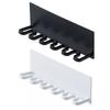 5 Slots Toothbrush Storage Rack Wall-mounted Metal Toilet Hanger Shelf Self-adhesive Durable Toothbrush Organizer Bathroom