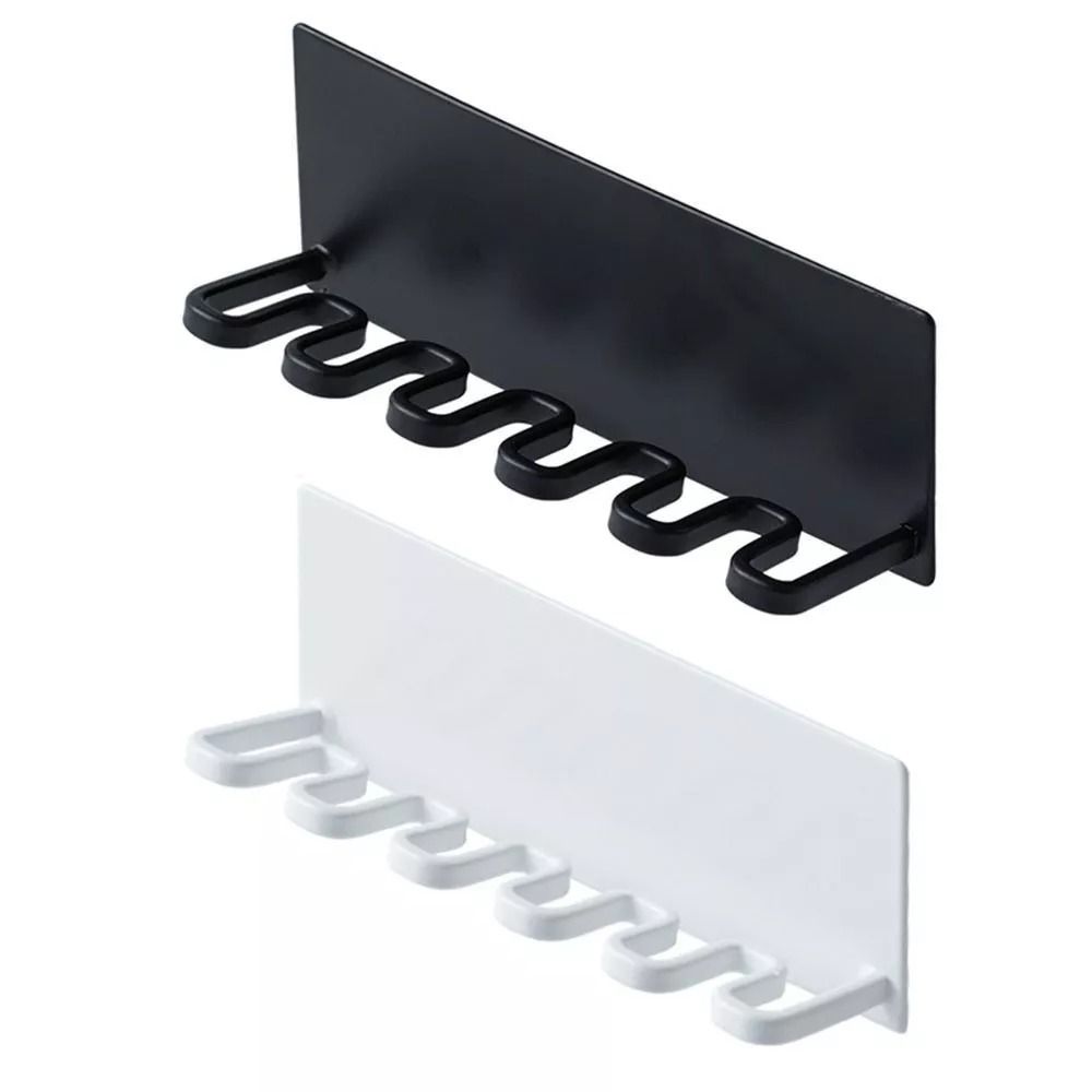 Self-adhesive Toothbrush Storage Rack 5 Slots Toothbrush Organizer Bathroom Organizer  Bathroom