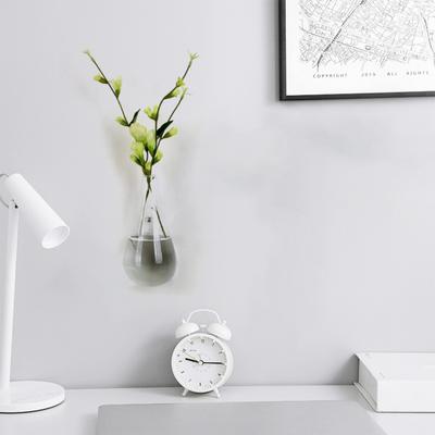 Easy Filling Hydroponic Vase Round Shape Durable Wall Hanging Flower Planter Pot