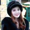New Winter Mink Hat for Women Mink Fur Hat Whole Mink Fur Hat Ear Protection Duck Tongue Wheat Ear Mink Fur Hat